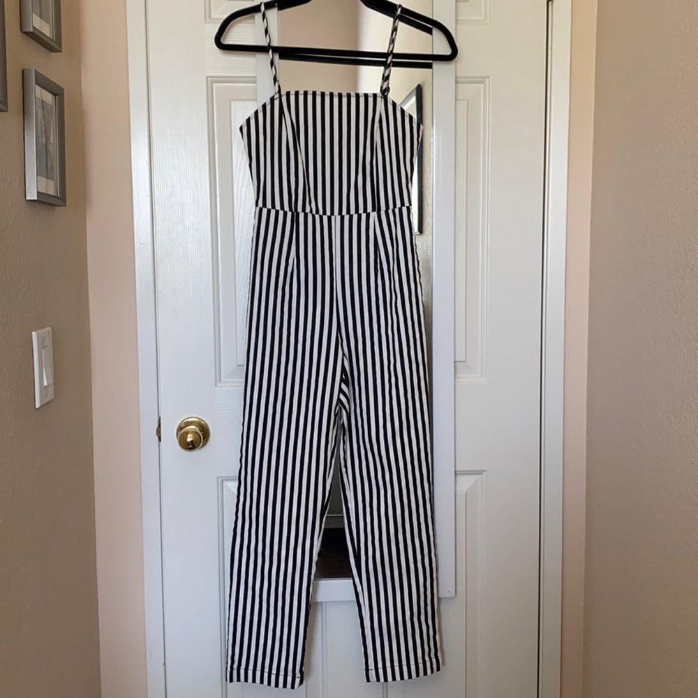 Urban Outfitters striped jumpsuit, XS